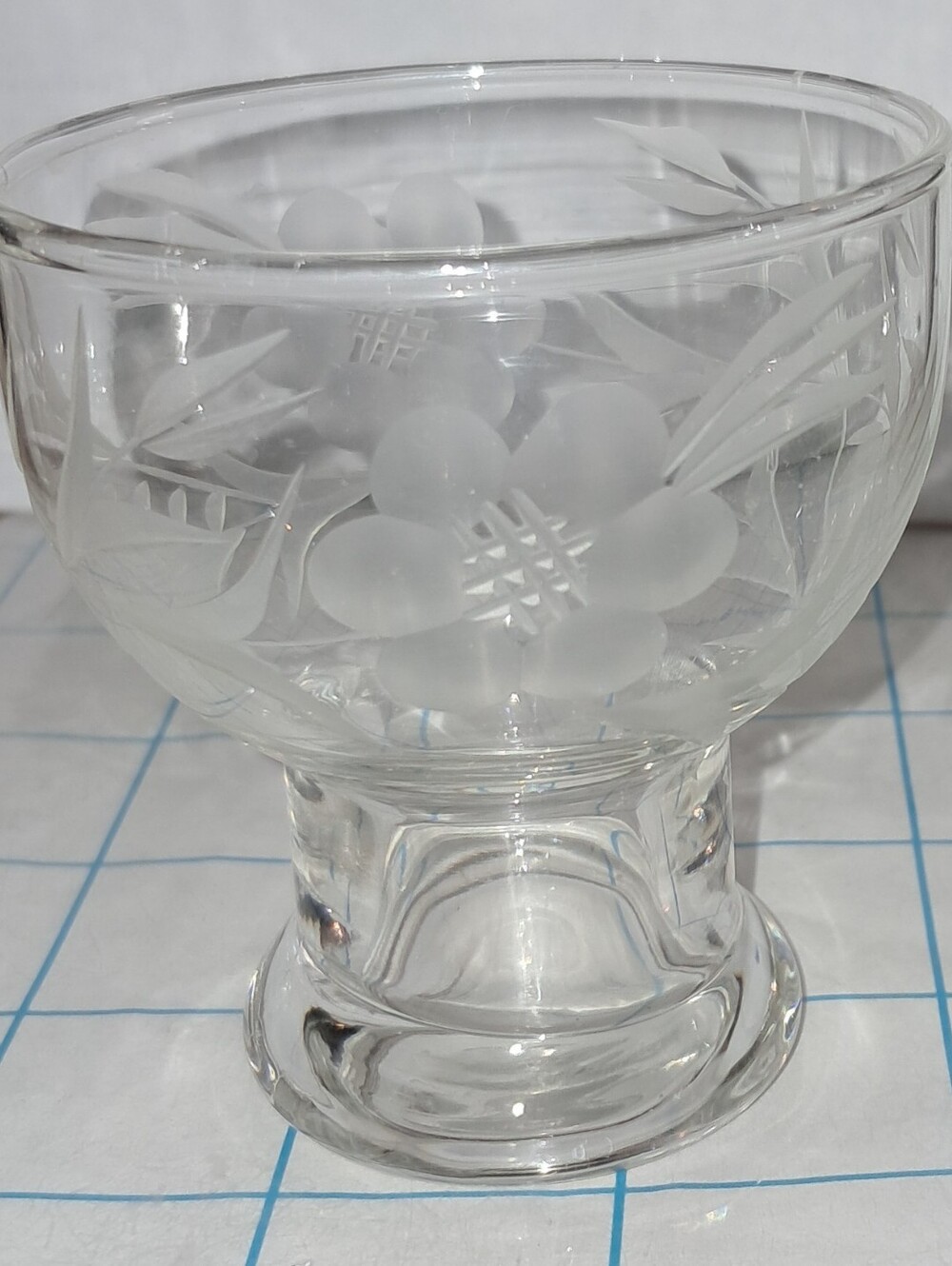 Tumbler -  Footed, Etched, Unbranded